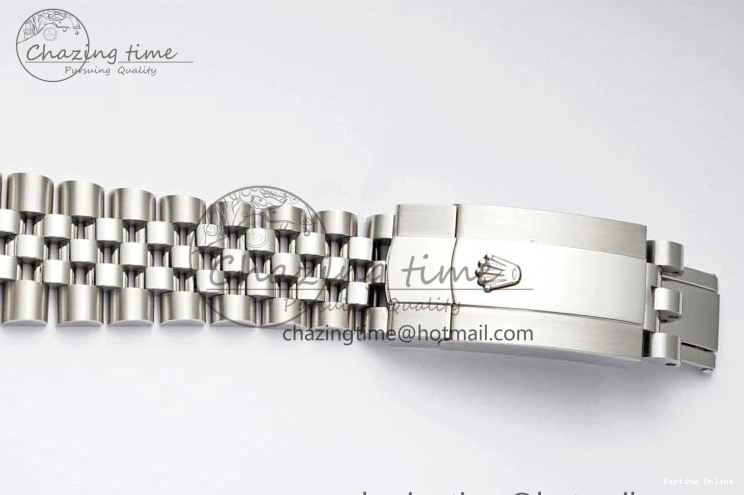 0103 EasyCare DateJust 36 DIWF 1:1 Best Edition 904L Steel Blue Stick Dial on Jubilee Bracelet SA 2317